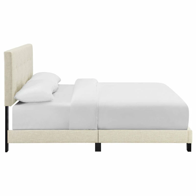 Brand new ๐ฅ Modway Amira Full Upholstered Fabric Bed With Beige Finish MOD-6000-BEI โค๏ธ - Image 3