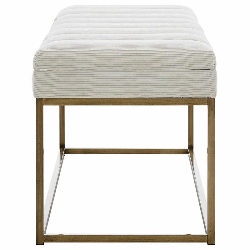 Promo π New Pacific Direct Inc. Darius Fabric Bench π₯° - Image 5