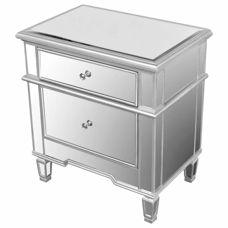 Flash Sale ๐ฅฐ Best Master Furniture 2-Drawer Mirrored Accent Stand ๐