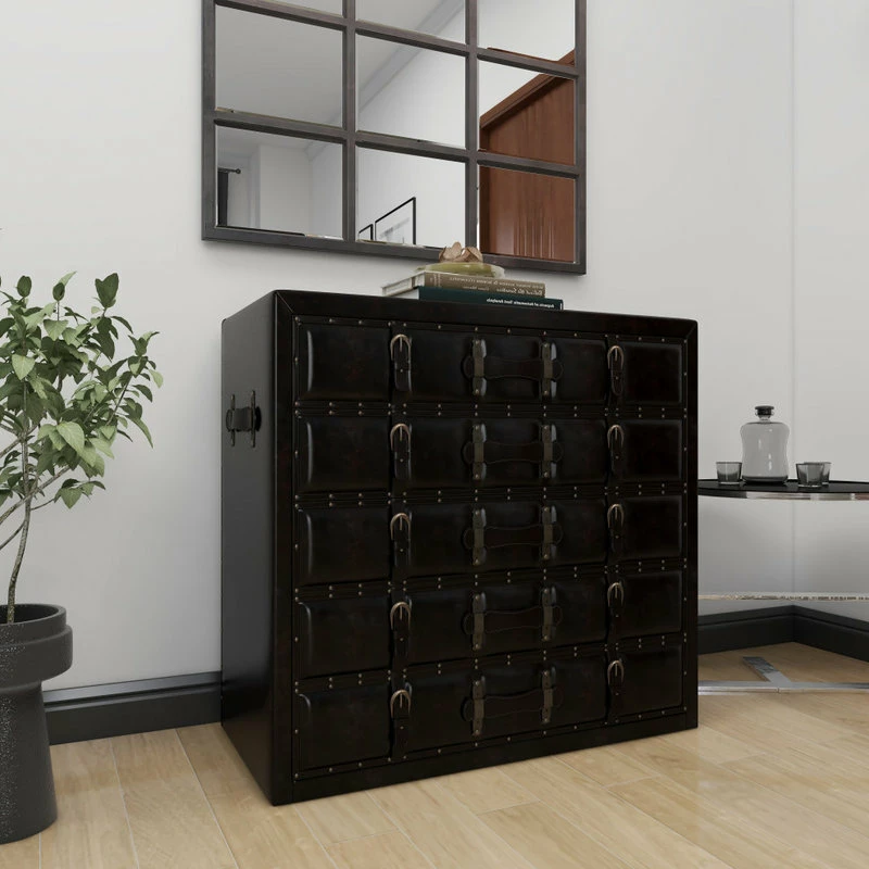 Coupon 🔥 Brimfield & May Traditional Black Wood Chest 55738 🤩 - Image 12