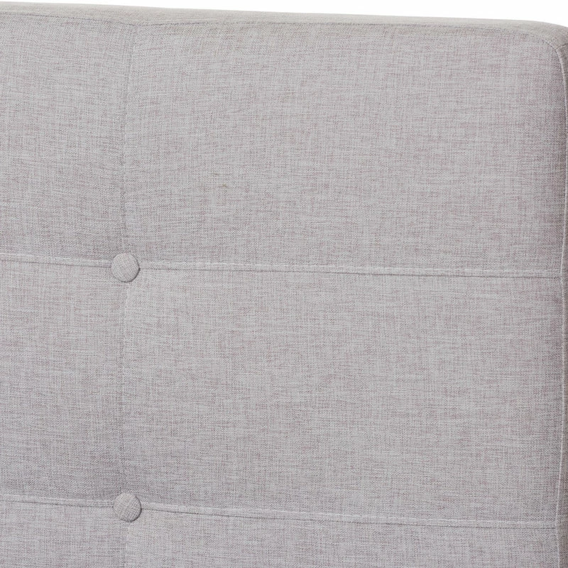 Best reviews of ๐ Baxton Studio Valencia Mid-Century Modern Platform Bed, Gray Beige, King ๐ - Image 4