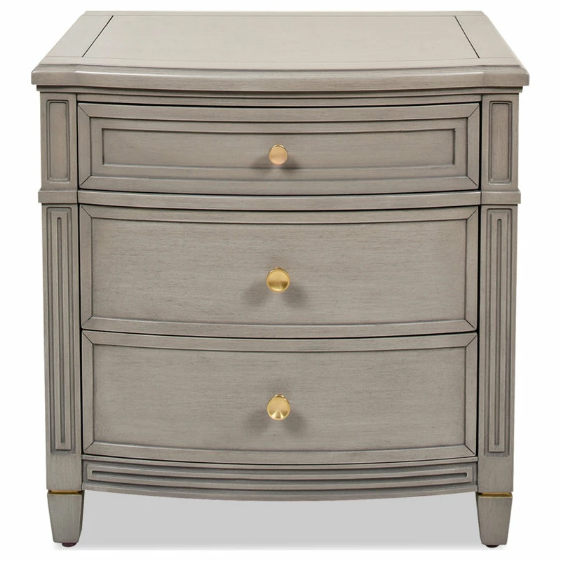 Outlet 🔥 Jennifer Taylor Home Dauphin Gold Accent End Table, Gray Cashmere 😉