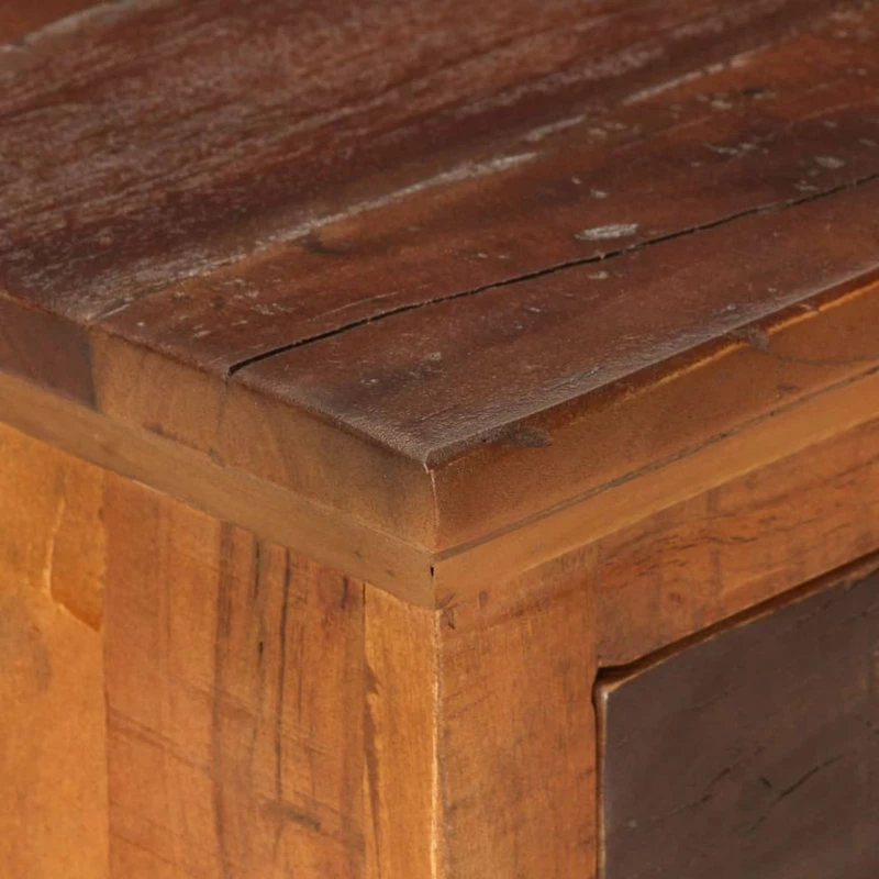 Brand new ๐ Vida XL LLC VidaXL Nightstand Solid Acacia Reclaimed Wood Side Bedside Table Furniture ๐ - Image 9