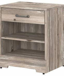 Best reviews of ๐ Bush Industries River Brook Nightstand With Drawer, Barnwood โ