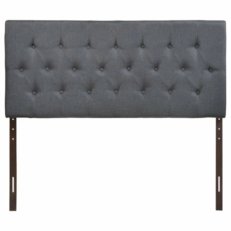 Cheap 🤩 Modway Clique Queen Headboard, Smoke 🤩 - Image 2