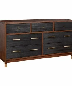 Best Pirce ๐ Alpine Furniture, Inc Alpine Furniture Belham 7 Drawer Wood ๐ Dresser In Dark Walnut (Brown) โ