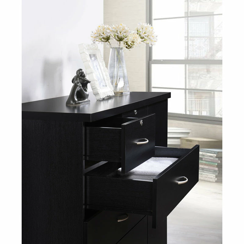 Best deal 🛒 Hodedah Import Inc. Hodedah 7 Drawer Chest In Black 🔥 - Image 4