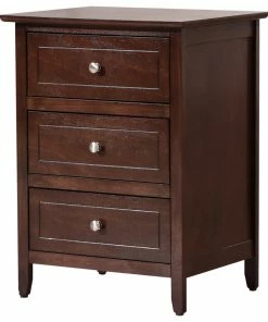 Promo ๐ฏ Glory Furniture Drake 3-Drawer Nightstand, Cappuccino ๐คฉ