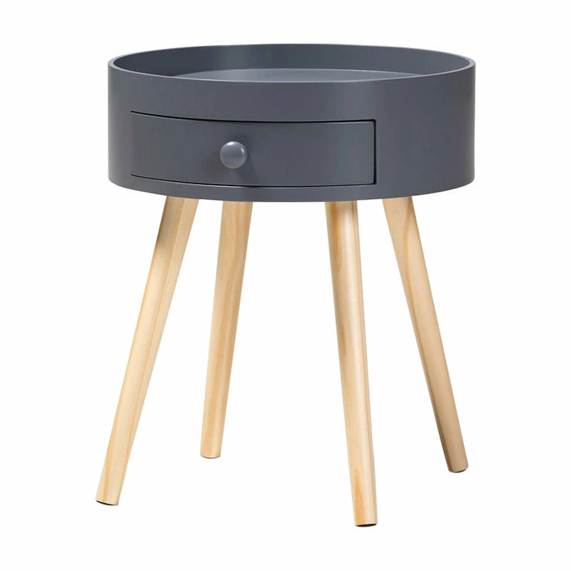 Best reviews of ๐ Baxton Studio Jessen Gray 1-Drawer Wood End Table ๐