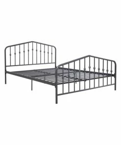 Brand new ⭐ DHP Novogratz Bushwick Full Adjustable Metal Bed In Gray 🔥