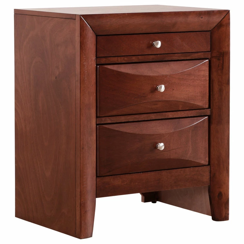 Promo 😍 Glory Furniture Nightstand, Cherry ✔️