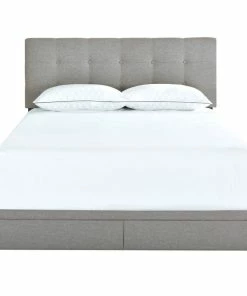 Best reviews of ๐ HomeFare Biscuit Tufted Platform Storage Bed, Gray, Queen ๐คฉ
