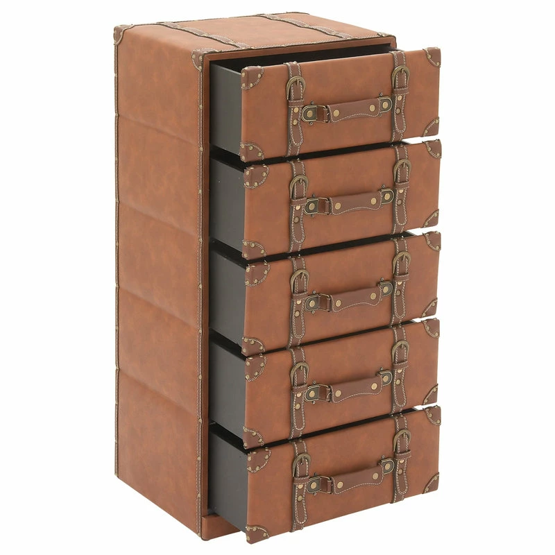 Cheap 🔔 Brimfield & May Traditional Brown Wood Chest 55771 😍 - Image 5