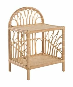 Best Sale 🎁 KOUBOO Rattan Loop Nightstand, Natural 🔔
