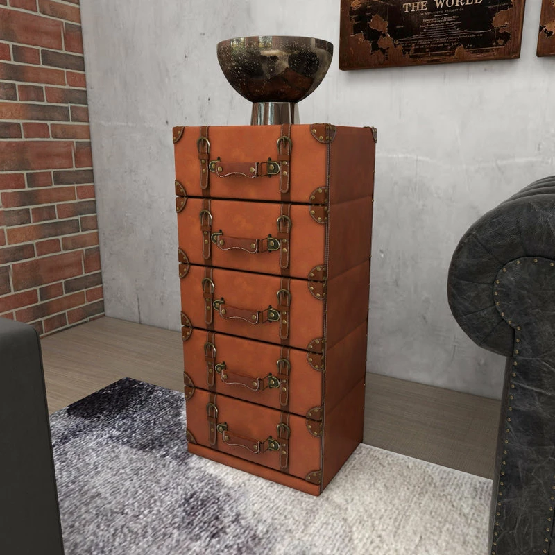 Cheap 🔔 Brimfield & May Traditional Brown Wood Chest 55771 😍 - Image 10