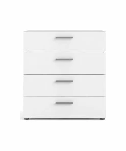 Promo 🔥 Tvilum Austin 4 Drawer Chest, White ✔️