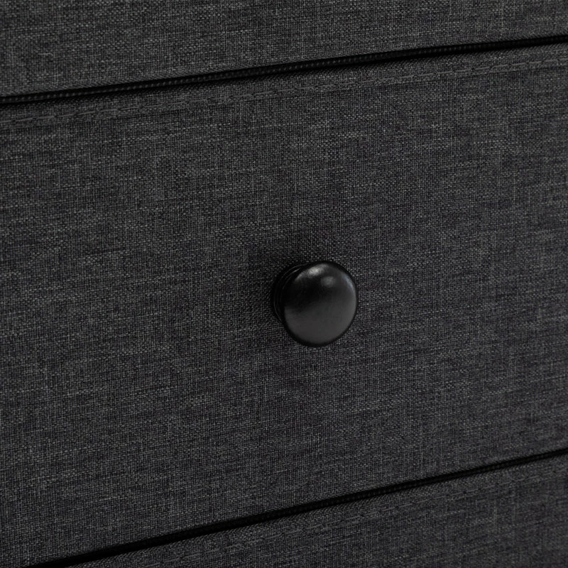 Promo β Duhome Elegant Lifestyle 8 Fabric Drawers Steel Frame Double π Dresser, Black β¨ - Image 5