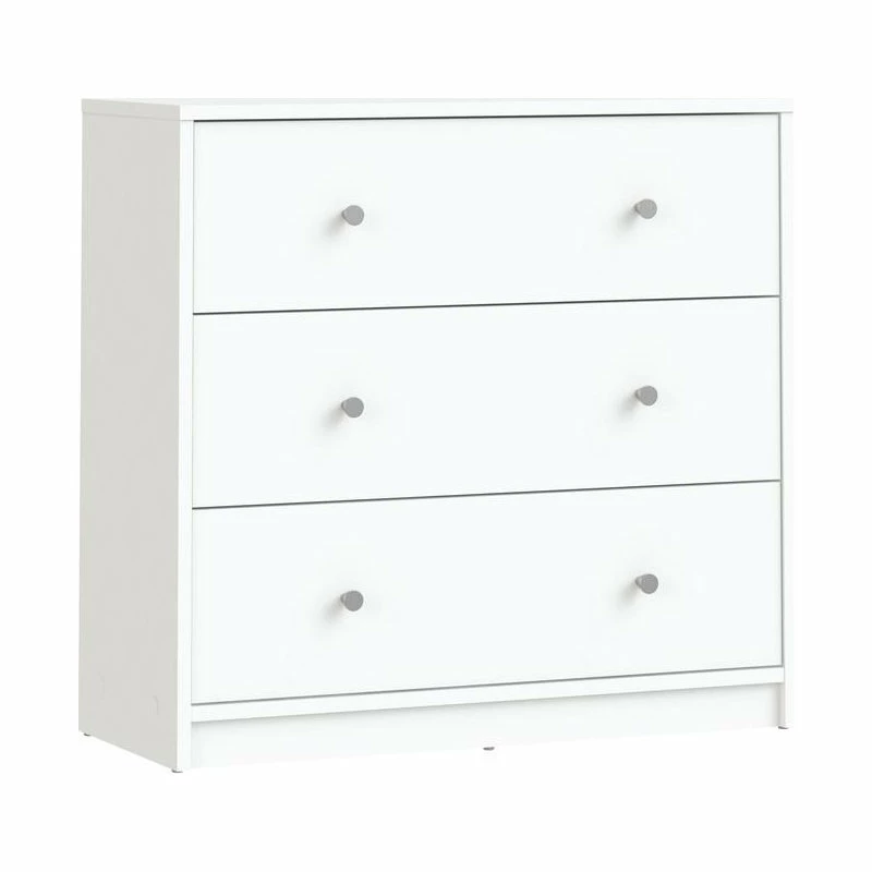 Cheapest โจ Tvilum Portland 3 Drawer Chest, White ๐ - Image 5