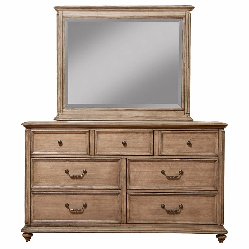 Discount ๐ Alpine Furniture, Inc Alpine Furniture Melbourne 7 Drawer Wood ๐ Dresser In French Truffle โ - Image 4