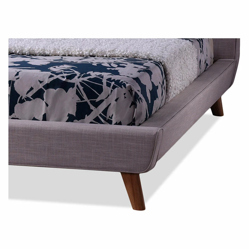 Coupon โ๏ธ Baxton Studio Jonesy Fabric Upholstered Platform Bed, Beige, Full ๐งจ - Image 3