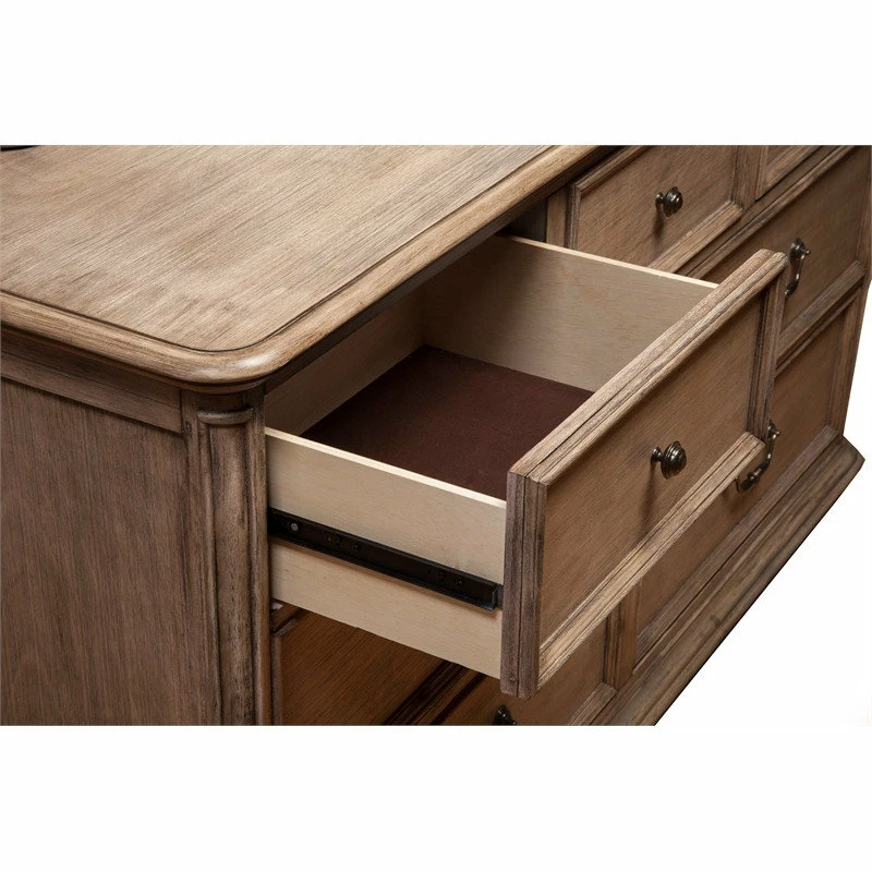 Discount ๐ Alpine Furniture, Inc Alpine Furniture Melbourne 7 Drawer Wood ๐ Dresser In French Truffle โ - Image 3