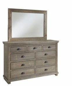 Best reviews of ๐ Progressive Furniture Willow ๐ Dresser, Weathered Gray, With Mirror ๐