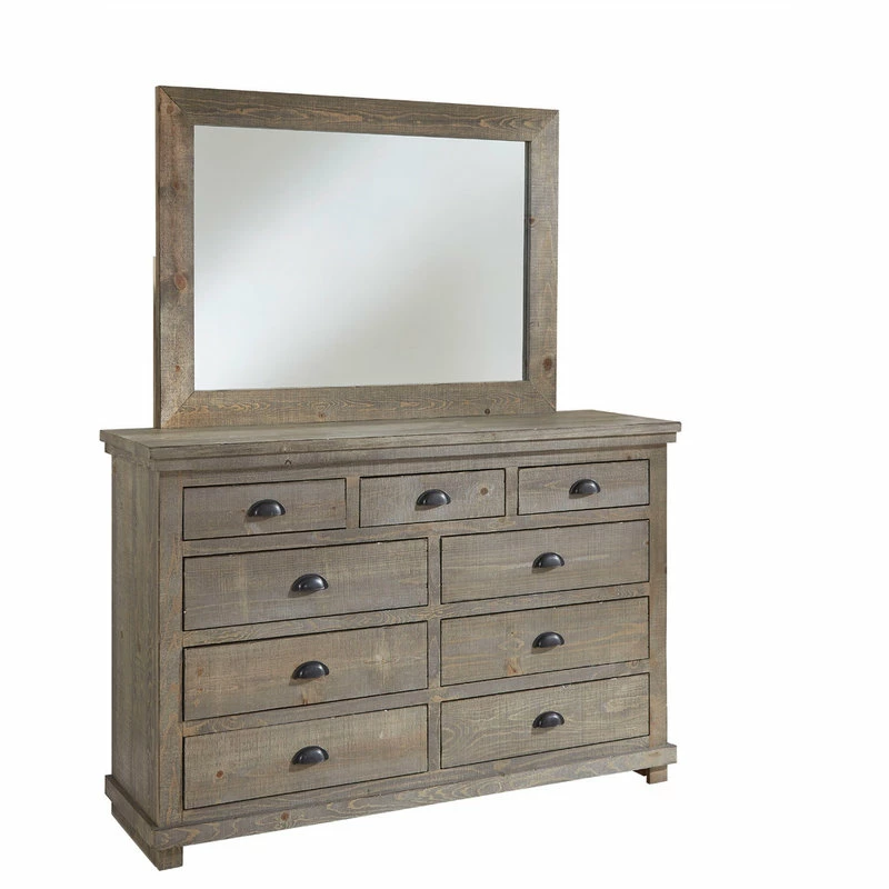 Best reviews of ๐ Progressive Furniture Willow ๐ Dresser, Weathered Gray, With Mirror ๐