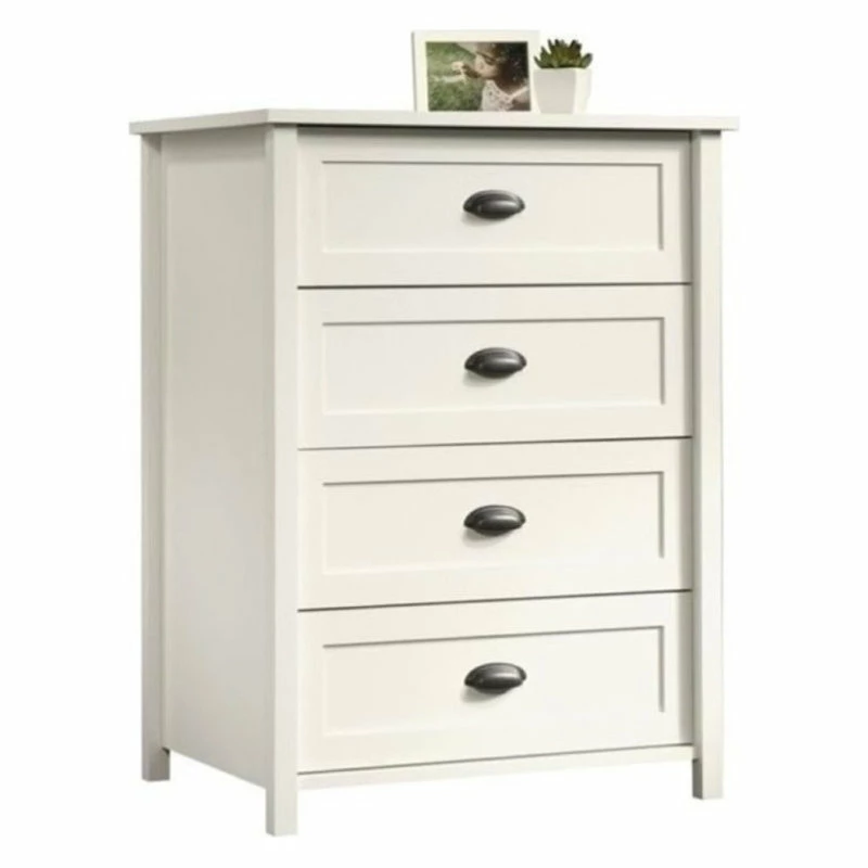 Discount β Bowery Hill 4 Drawer Chest In Soft White π