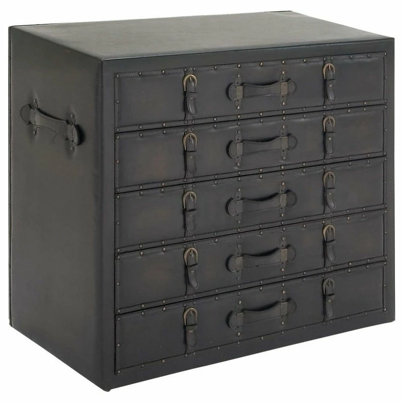 Coupon 🔥 Brimfield & May Traditional Black Wood Chest 55738 🤩 - Image 4