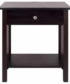 Brand new 🔥 Casual Home Vanderbilt Nightstand With USB Port, Espresso ✔️