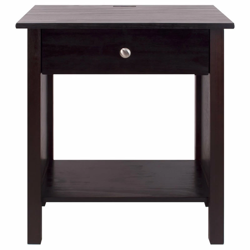 Brand new ๐ฅ Casual Home Vanderbilt Nightstand With USB Port, Espresso โ๏ธ