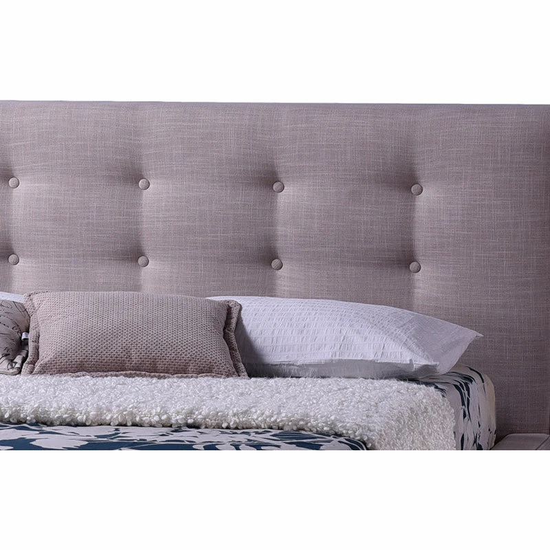 Coupon โ๏ธ Baxton Studio Jonesy Fabric Upholstered Platform Bed, Beige, Full ๐งจ - Image 4