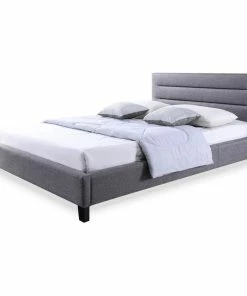 Flash Sale โญ Baxton Studio Hillary Gray Fabric Upholstered Platform Bed, Full Size ๐