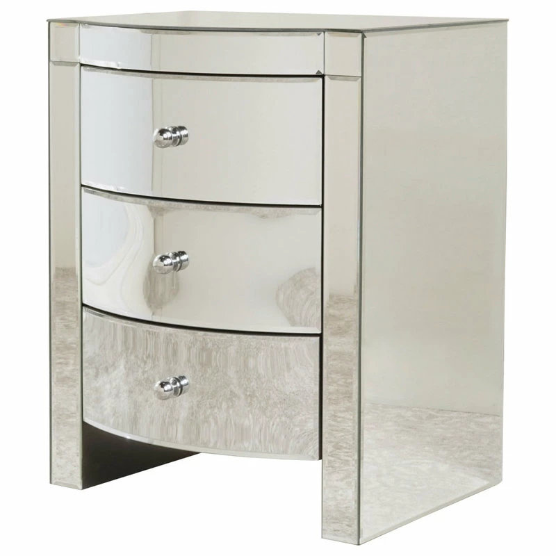Cheap ๐ GDFStudio GDF Studio Jacinda Mirrored Accent 3-Drawer Nightstand ๐ฅ - Image 5