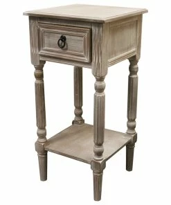 Cheap ๐ Urban Designs, Casa Cortes Urban Designs Ella Rustic Weathered Wooden Night Stand Accent Table ๐