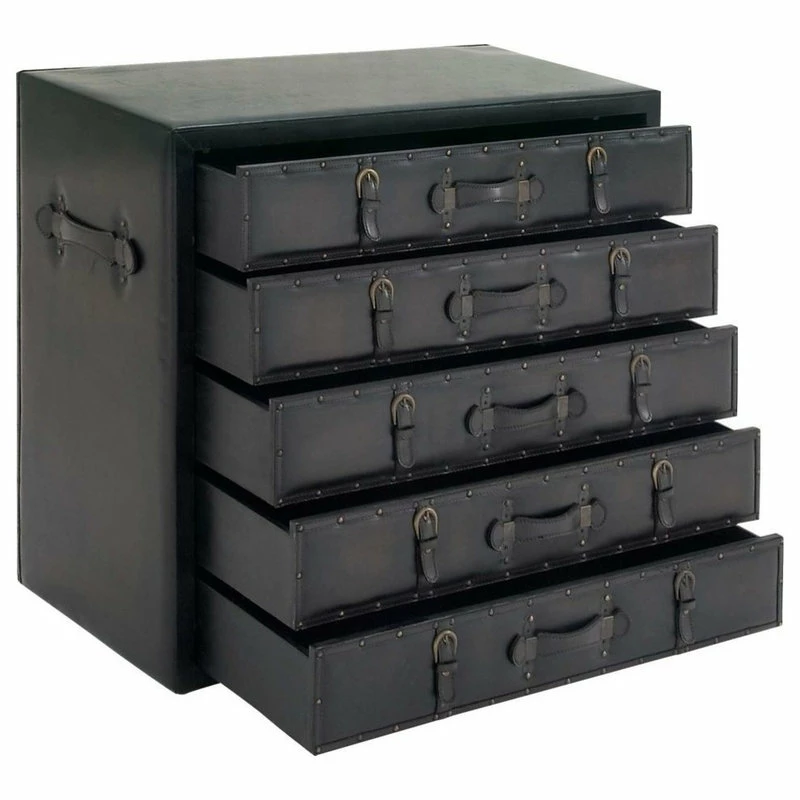 Coupon 🔥 Brimfield & May Traditional Black Wood Chest 55738 🤩 - Image 5