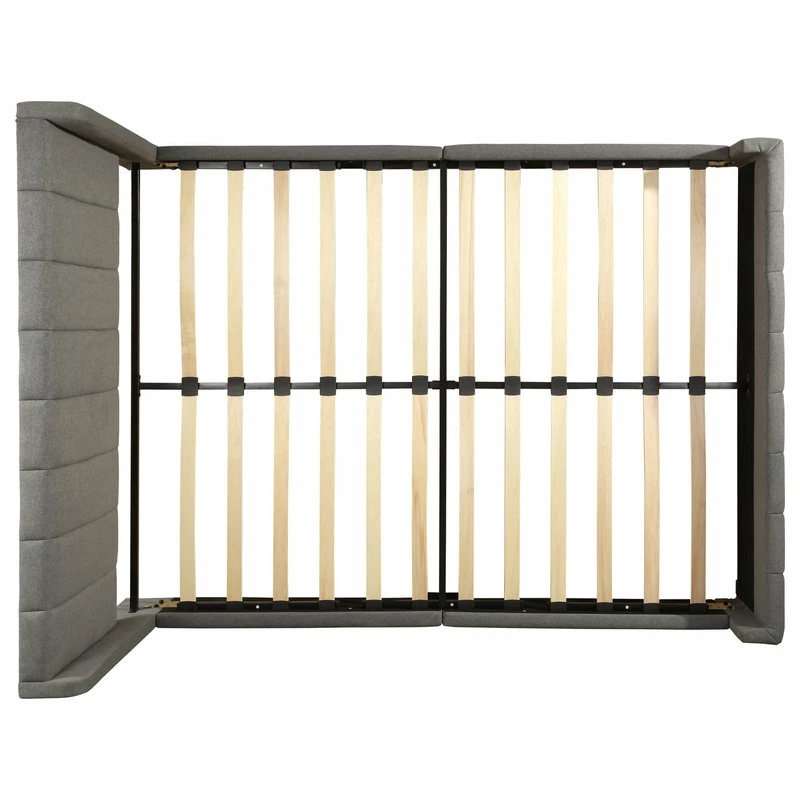 Top 10 😀 GDFStudio GDF Studio Riley Traditional Fully-Upholstered Queen Bed Frame, Charcoal Gray ✨ - Image 7