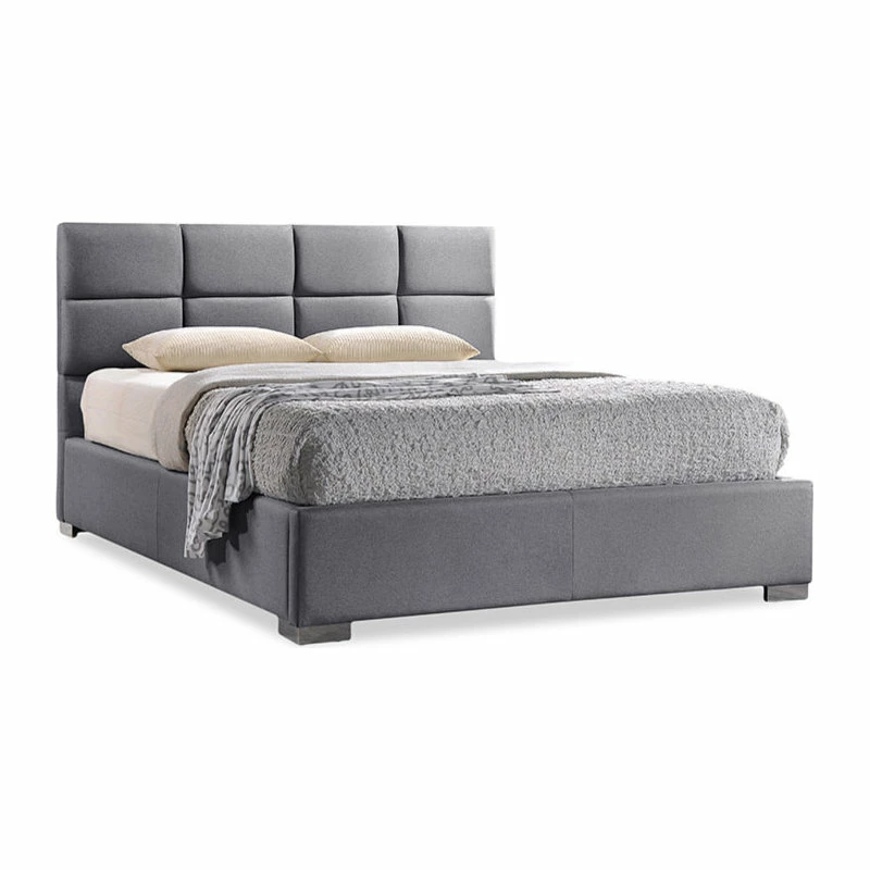 Budget 🌟 Baxton Studio Sophie Modern And Contemporary Grey Fabric Upholstered King Size Platform Bed 🌟