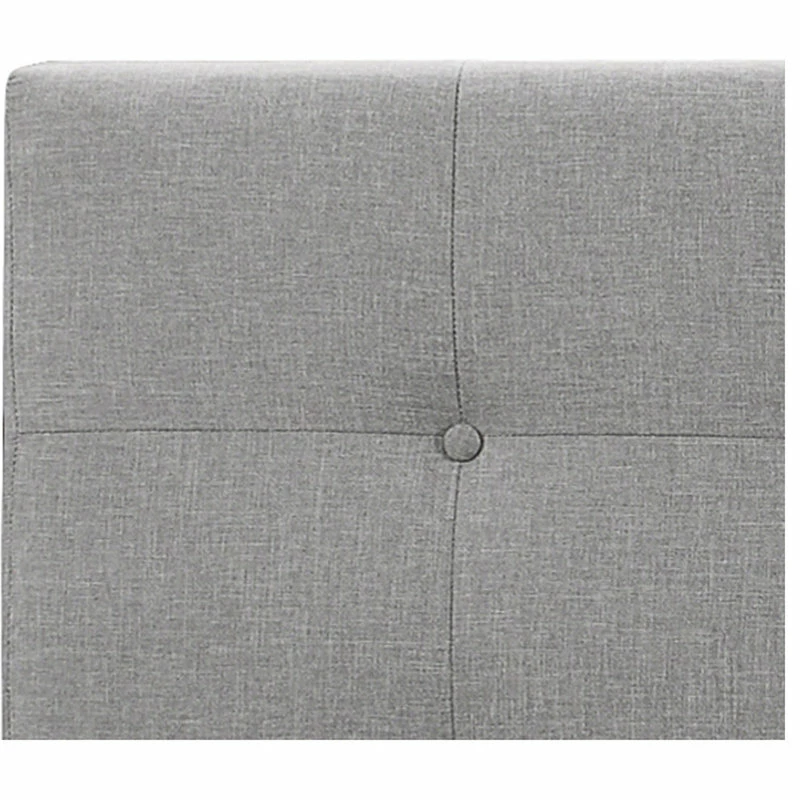 Brand new ๐ HomeFare Zamparippa Button-Tufted All-In-One Upholstered Bed, Glacier Linen, King โจ - Image 4