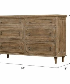 Hot Sale 🔥 Lorino Home Marquez 👗 Dresser, Sandstone Buff 🥰