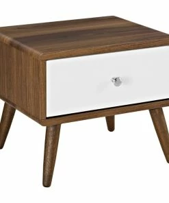 Top 10 🎁 LexMod Transmit Nightstand, Walnut/White 🌟