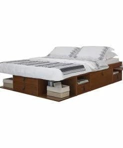 Top 10 🛒 Memomad Bali Storage Platform Bed With Drawers (Queen Size, Caramel) 😀