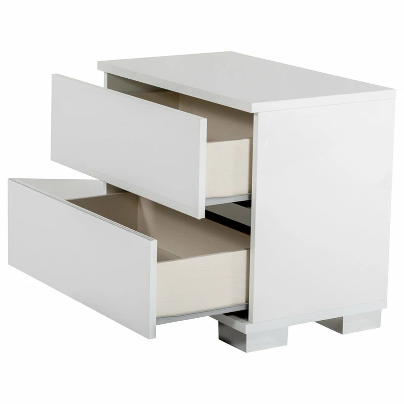 New ๐งจ At Home USA Inc. Live White 2-Drawer Nightstand ๐ - Image 4