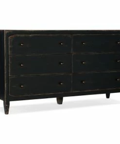 Cheapest ⌛ Beaumont Lane Bedroom Six Drawer 👗 Dresser In Black 👏