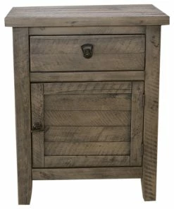 New ๐ Made4Home Montana Cabinet 1 Door 1 Drawer, Grey ๐ฅ