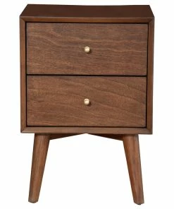 Hot Sale ๐ Alpine Furniture, Inc Alpine Furniture Flynn Nightstand 966WAL-02 โ๏ธ