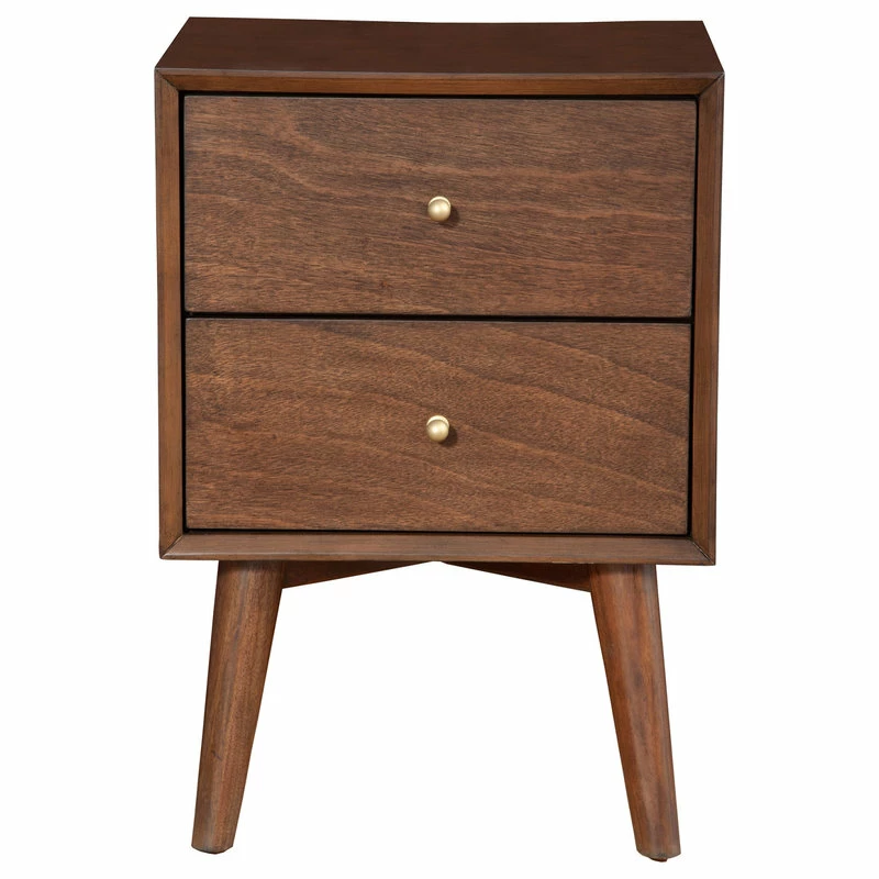 Hot Sale ๐ Alpine Furniture, Inc Alpine Furniture Flynn Nightstand 966WAL-02 โ๏ธ
