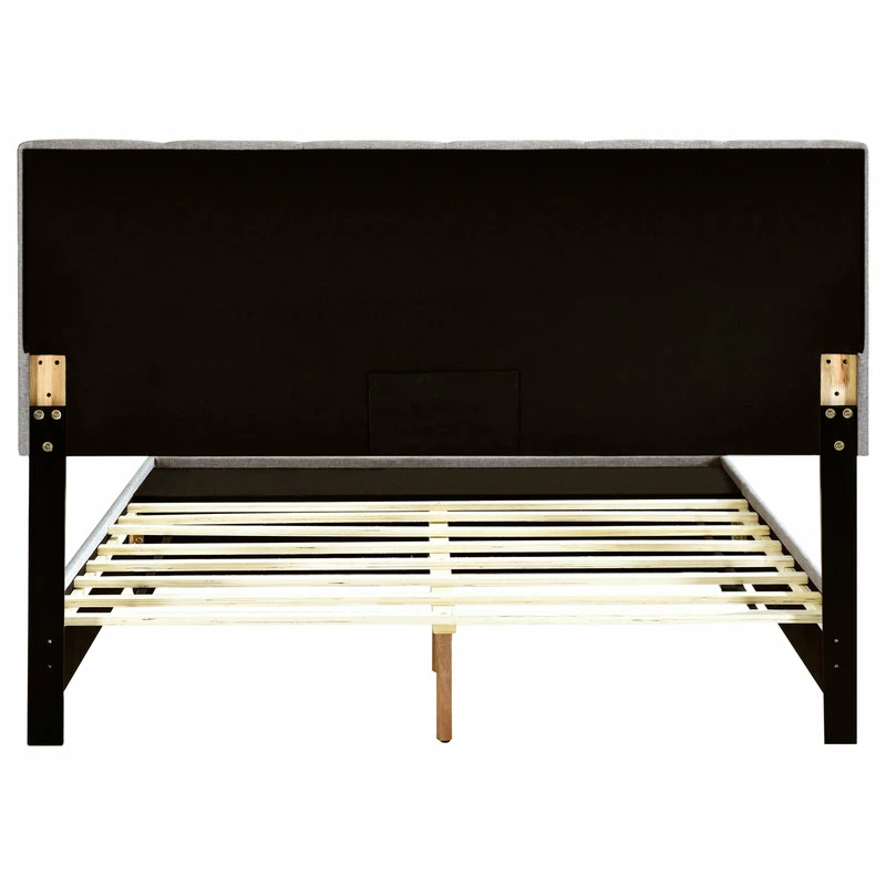 Best reviews of ๐ HomeFare Biscuit Tufted Platform Storage Bed, Gray, Queen ๐คฉ - Image 13