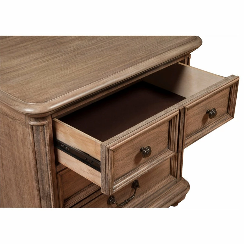 Outlet ๐ Alpine Furniture, Inc Alpine Furniture Melbourne 2 Drawer Wood Nightstand In French Truffle ๐ - Image 4