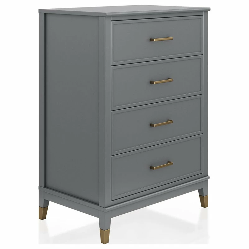 Discount ๐ Brimfield & May Westerleigh 4-Drawer ๐ Dresser, Graphite Gray โ๏ธ - Image 4
